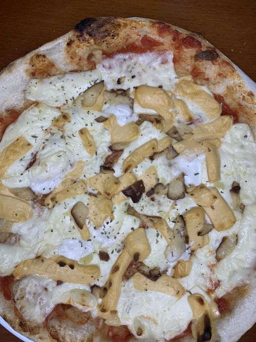 Pizza 4 queijos vegana grande 35cm