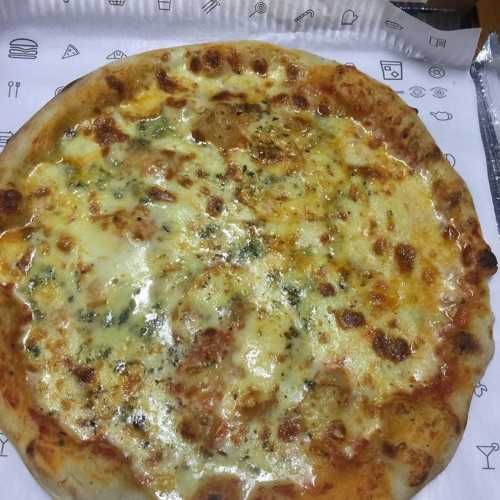Pizza alho e óleo vegana grande 35cm