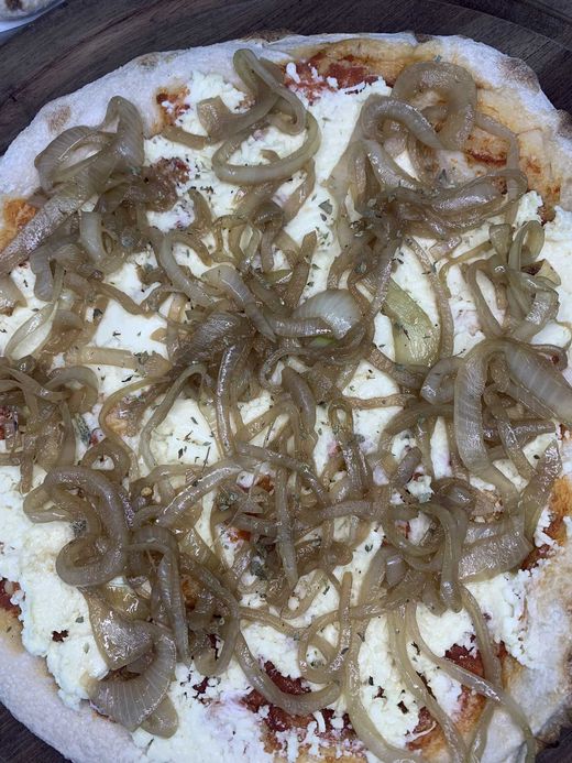 Pizza cebola caramelizada vegana grande 35cm