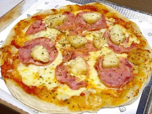 Pizza Lombo e Abacaxi grande 35cm